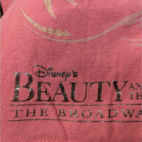 Disney Beauty and the beast on Broadway vintage tshirt size small youth - Picture 3 of 6